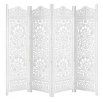 Screen Oval Jali White